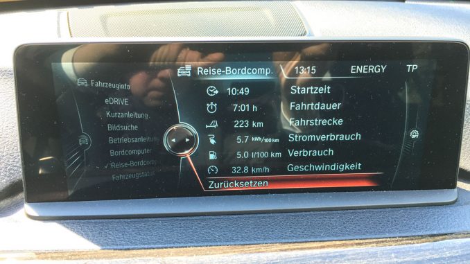 BMW 330e Bordcomputer