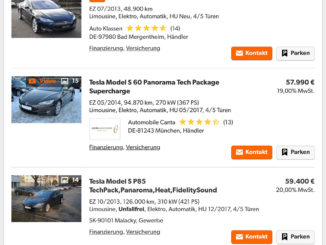 Tesla gebraucht kaufen Model S
