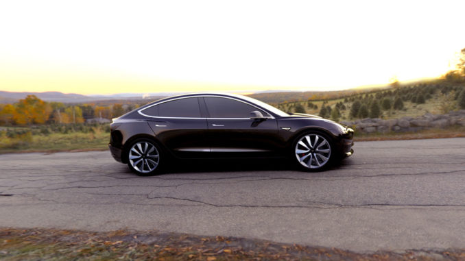 Tesla Model 3 schwarz