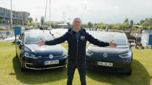 VW ID.3 im Vergleich zum VW e-Golf | Foto: 163 Grad