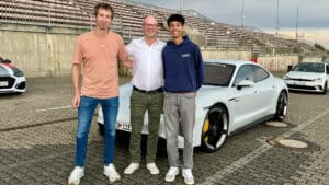 Porsche Taycan GTS auf der Nordschleife im Regen | Foto: 163 Grad