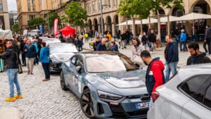 E-Cannonball 2024 auf dem Dresdner Altmarkt | Foto: E-Cannonball UG